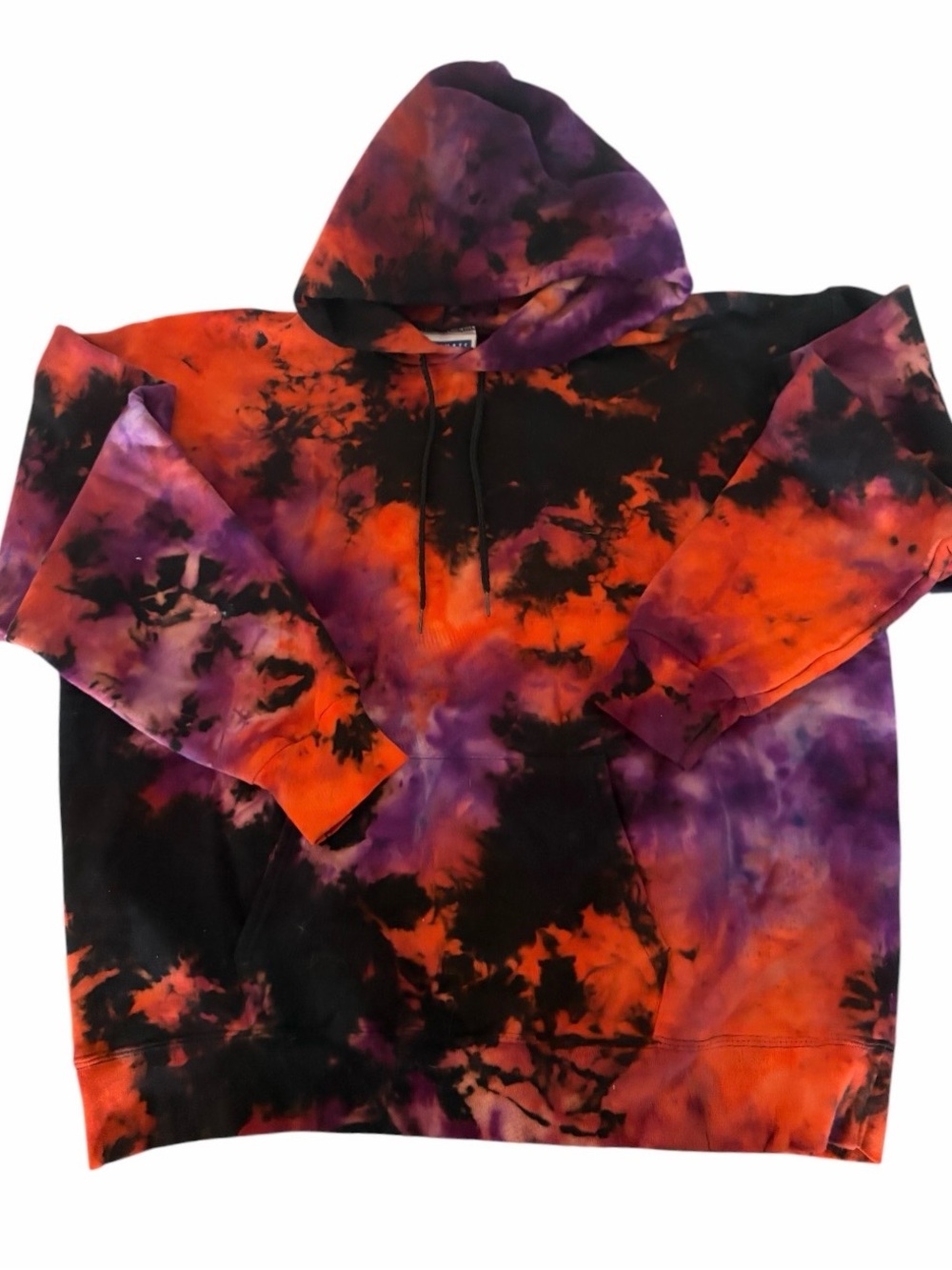 NWOT Tie-Dye Sweatshirt Front Pocket Hoodie - Picture 3 of 6